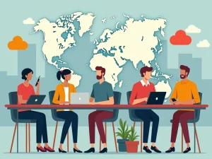 Global workforce collaboration overcoming unconscious bias through diversity and inclusion strategies